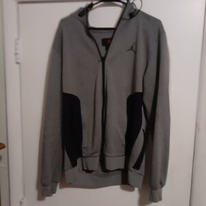 Jordan Gray and Black Hoodie